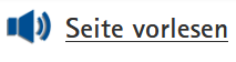 Lautsprecher, daneben steht Seite vorlesen